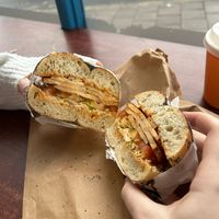 Vegan BLT at Little Bagel Co in Bristol