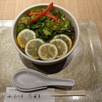 Soba at Dashi & Soba Suisha in Hiroshima