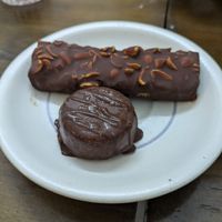 'Snickers' bar (top) & strawberry 'Bounty' at The Seeds Plant-Based Foods & Desserts in Hoi An