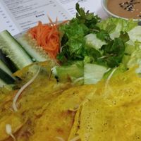 Banh Xeo (Vietnamese pancake). at The Seeds Plant-Based Foods & Desserts in Hoi An