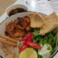 Cao Lau (Vegan Hoi An Noodles). at The Seeds Plant-Based Foods & Desserts in Hoi An