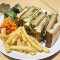 Vegan katsu sandwich  at HND - Diversity Diner - T3 - Departures in Tokyo