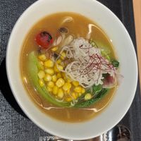 Miso ramen regular portion at HND - Diversity Diner - T3 - Departures in Tokyo