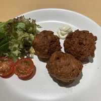 Soy meat balls  at HND - Diversity Diner - T3 - Departures in Tokyo