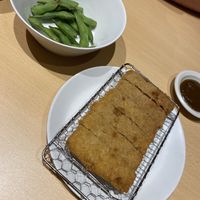 Katsu and Edamame   at HND - Diversity Diner - T3 - Departures in Tokyo