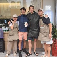 Amazing owners at  Ping Tea - 品茶職人手作茶飲 in Chiayi