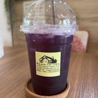 butterfly pea   at Baan Im Yen in Nakhon Pathom