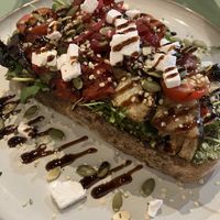 Sandwich with vegetables and vegan feta (12€)  at LUA Coffee & Treats in Zwolle