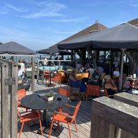 Terrace  at Strandpaviljoen De Piraat in Cadzand