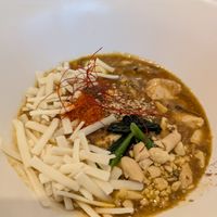 Cheese curry mapo tofu at tsuminaki Mapo Tofu - 罪無き麻婆豆腐 in Tokyo