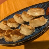 gorgeous gyozas at tsuminaki Mapo Tofu - 罪無き麻婆豆腐 in Tokyo