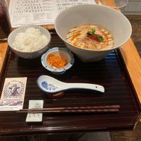 White sesame mapo tofu at tsuminaki Mapo Tofu - 罪無き麻婆豆腐 in Tokyo