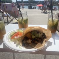 Vegan arepa   at D'arepa Beach Bar & Latin Food in Vienna