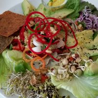 Rawsome green salad at Rawsome in Arnhem