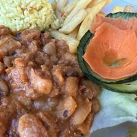 Beans might come from a can, but still good   at Belveder in Cetinje