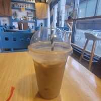 Iced Lattee at Yugen Coffee House in Bangor
