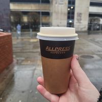 Takeaway Oat Latte at Yugen Coffee House in Bangor