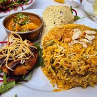 Vegetable biryani. at Indian Zest in Sunbury-on-thames