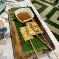Vegan Tofu Sate  at Jatujak - Mall of Asia in Pasay