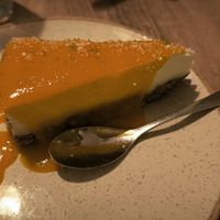 Mango cheese cake at Monkey Mood in Capbreton