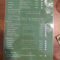 Menu (1/2).  at Grill & Green in Hamburg