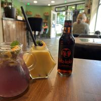 Drinks and juices.  at Grill & Green in Hamburg