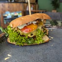 Gluten free bun Monster Vegan at Grill & Green in Hamburg