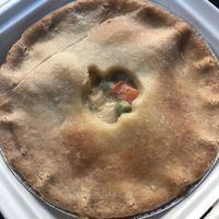 Gluten-free chicken pot pie  at Reverie Bakeshop in Richardson