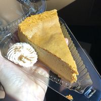 Pumpkin cheesecake   at Reverie Bakeshop in Richardson