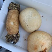Vegan cannoli and kaloches   at Reverie Bakeshop in Richardson