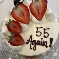 Strawberry Charlotte  at Reverie Bakeshop in Richardson