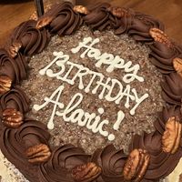 German chocolate cake, amazing  at Reverie Bakeshop in Richardson