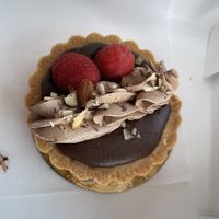 Chocolate tart   at Reverie Bakeshop in Richardson