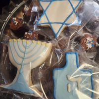 Vegan hanukkah sugar cookies at Reverie Bakeshop in Richardson