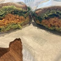 Happy Garden. - vegan ready pea-and-bean mash at Grand Central Bakery - Wallingford in Seattle