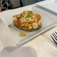 Potato skins  at The Modern Vegan in Royal Oak