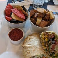 Breakfast burrito at The Modern Vegan in Royal Oak