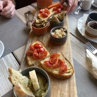 2 orders of the €20 vegan brunch pictured  at Così Com'era in Alberobello