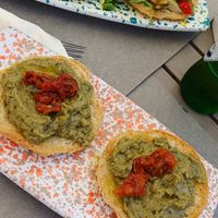 Friselle vegane at Così Com'era in Alberobello