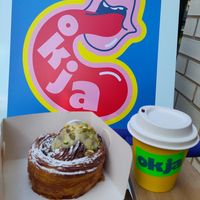 Pistacio goodness at Okja in East London