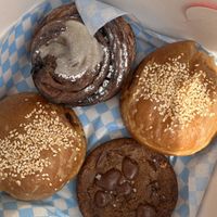 Too Good To Go pastry box  at Okja in East London