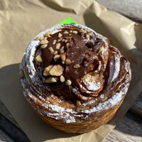 Chocolate and hazelnut swirl   at Okja in East London