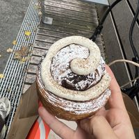 Cinnamon swirl roll  at Okja in East London