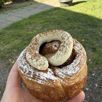 Cinnamon roll   at Okja in East London