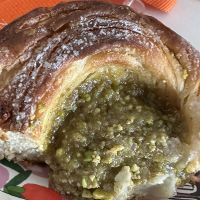 Pistachio Lemon swirl   at Okja in East London