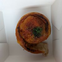 Cheese and pesto swirl at Okja in East London