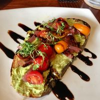 Avocado toast. Yum! at Seasons 52 in Kansas City