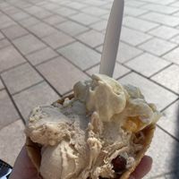 Marzipan – Haselnuss, Marzipan – Salted Karamell, Marzipan – Pistazie   at LisEis in Luebeck