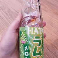 Drink with melon flavour at Buga Ramen in Jerez