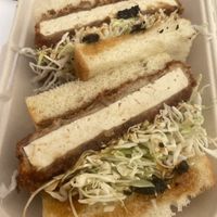 Tofu katsu sando  at Tokyo Sando in Portland
